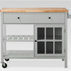 Windham Wood Top Kitchen Island.